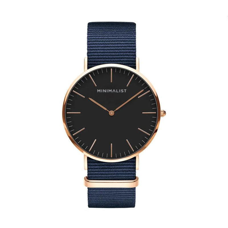 Tatius Blue and Gold Minimalist Watch for Men